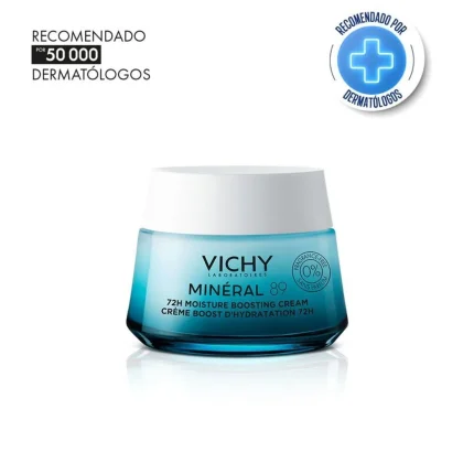 Vichy Mineral 89 Crema Hidratante Facial Sin Fragancia X 50 Ml