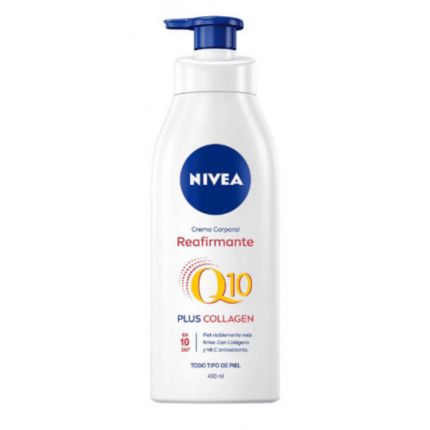 Nivea Crema Corporal Reafirmante Q10 Colágeno Todo Tipo De Piel X 400 Ml