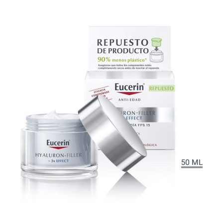 Eucerin Repuesto Crema Antiarrugas De Día Hyaluron Filler + 3x Effect Piel Seca X 50 Ml