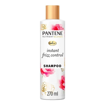 Pantene Shampoo Nutrient Blends Frizz Control Rose 270 ml