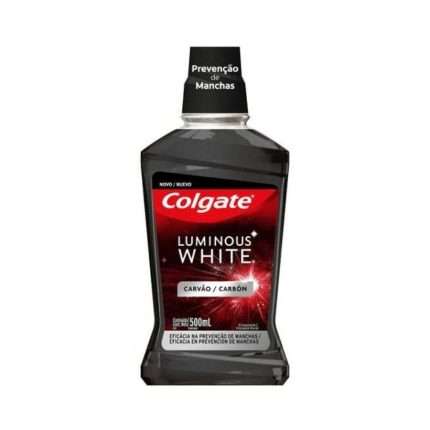 Colgate Enjuague Bucal Luminous White Carbon x 500 ml