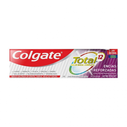 Colgate Crema Dental Total 12 Encías Reforzadas 90 Gr