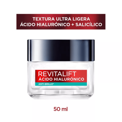 Loreal Gel Crema Rellenador Revitalift Con Ácido Hialurónico X 50 Ml