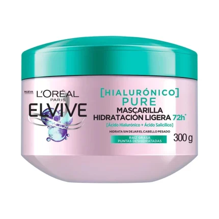 Elvive Crema Tratamiento Mascara Hialuronico Pure X 300 Gr