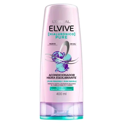 Elvive Hialurónico Pure Acondicionador Hidra Equilibrante X 400 Ml