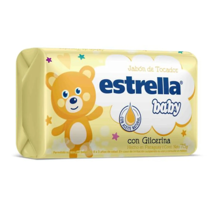 Estrella Baby Jabon De Tocador Glicerina X 75 Gr