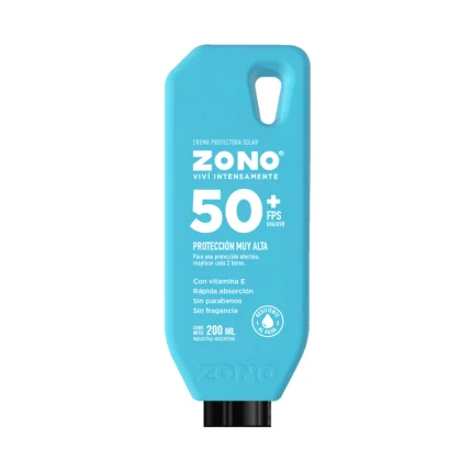 Zono Crema Protectora Solar Fps 50 Con Vitamina E x 200 ml