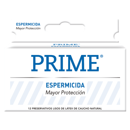 Prime Preservativos Espermicida X 12 Unidades
