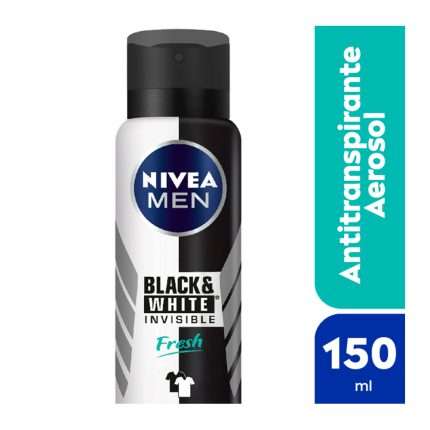 Nivea Desodorante Antitranspirante Men Black & White Fresh Sin Siliconas x 150ml