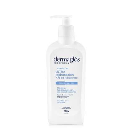 Dermaglós Corporal Crema Gel Ultra Hidratación más Ácido Hialurónico X 300 Gr