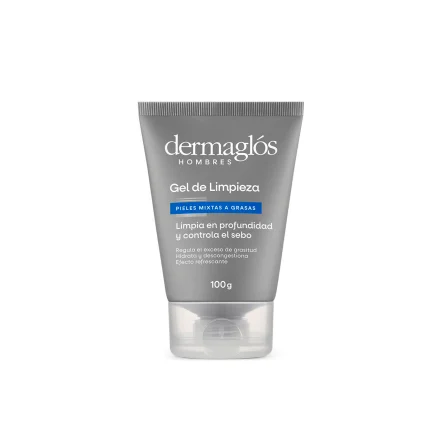 Dermaglós Hombres Gel de Limpieza Facial X 100 gr