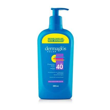Dermaglós Protector Solar Fps 40 Emulsión X 380 Ml