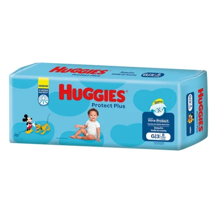 Huggies Pañales Protect Plus G x 8u