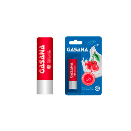 Gasana Labial Balsamo Manteca de Karité Uso Diario Cherry