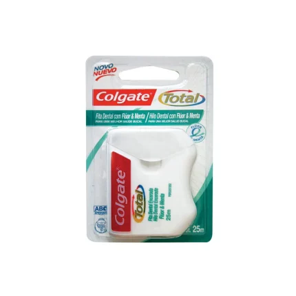 Colgate Total Fluor Menta Hilo Dental 25 Mts