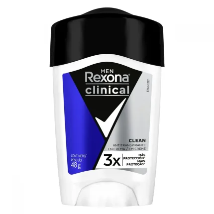 Rexona Clinical Desodorante Antitranspirante Hombre Crema x 48 Gr