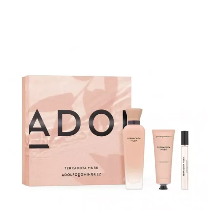 Adolfo Dominguez Terracota Musk Edt 120 Ml + Body Lotion X 75 Ml Set Perfume Mujer