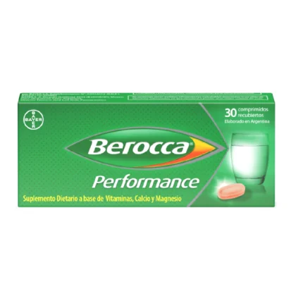 Berocca Performance Suplemento Dietario 30 Comp Recubiertos
