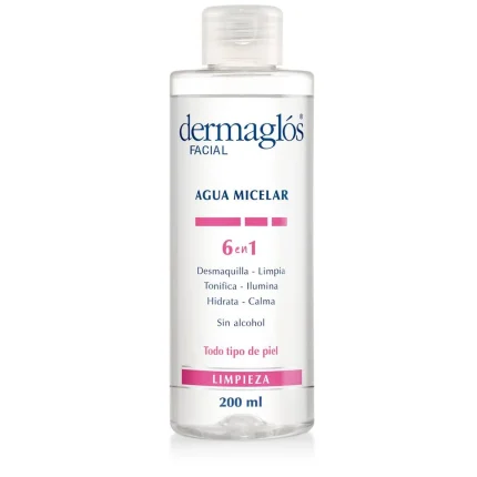 Dermaglós Facial Agua Micelar 6 En 1 X 200ml
