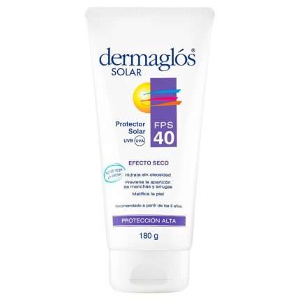 Dermaglós Solar F40 Efecto Seco CR 180 gr