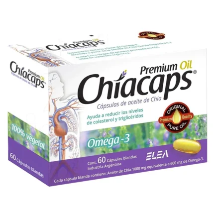 Elea Chiacaps Premium Oil X 60 Cápsulas De Aceite De Chía