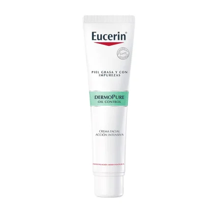Eucerin Dermopure Oil Control Crema Facial De Acción Intensiva Piel Grasa X 40 Ml