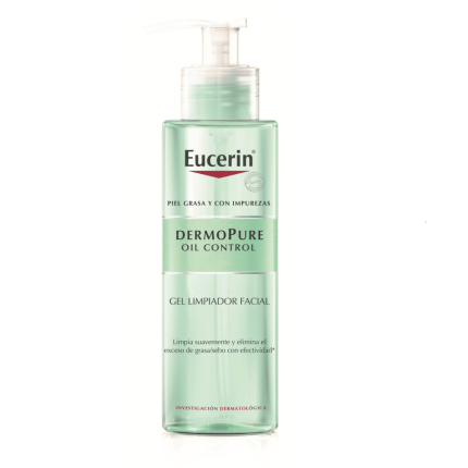 Eucerin Dermopure Oil Control Limpiador Diario Para Piel Grasa X 200 Ml
