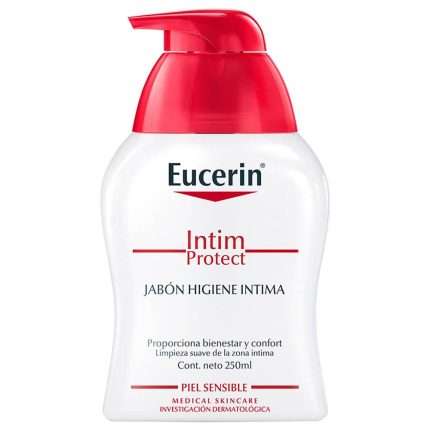 Eucerin Higiene Íntima Jabón De Limpieza Suave Zona Íntima X 250 Ml