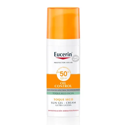 Eucerin Protector Solar Gel Creme Oil Control 50+ Toque Seco