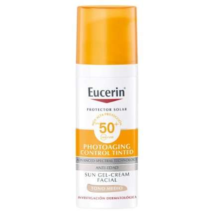 Eucerin Sun Protector Solar Fps 50+ Crema Color Cc X 50 Ml