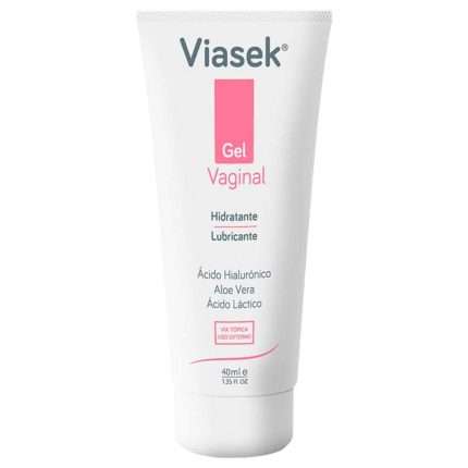 Eurolab Viasek Gel Vaginal Lubricante Hidratante Íntimo 40Ml