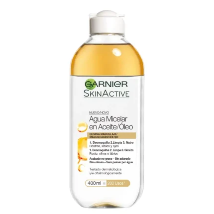 Garnier Skin Active Agua Micelar Bifásica X 400 Ml