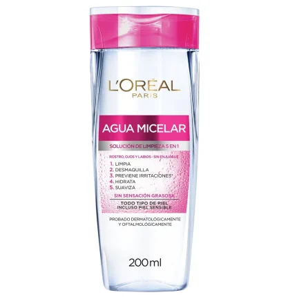 Loreal Paris Agua Micelar Hidra Total 5 X 200ml