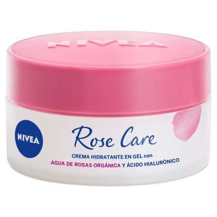 Nivea Crema Rose Care Facial Hidratante En Gel Para Todo Tipo De Piel X 50 Ml
