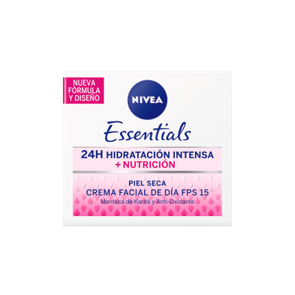 Nivea Facial Crema De Día + Nutrición Fps 15 X 50 Ml