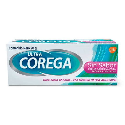 Ultra Corega Crema Sin Sabor X 20g