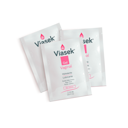 Viasek Gel Vaginal Hidratante Lubricante 12 Sobres 2Ml