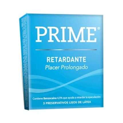 Prime Preservativos de Látex Retardante Climax Control Caja 3 un