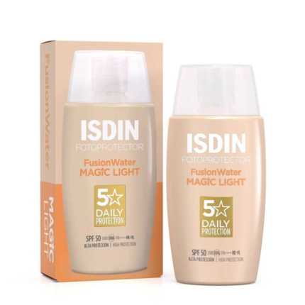 Isdin Fotoprotector Fusion Water Color Light Fps 50 Protector Solar x 50 Ml