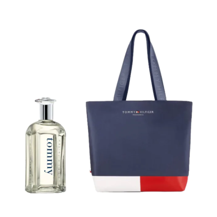 Tommy Hilfiger Edt 100ml + Bolso Perfume Hombre Importado
