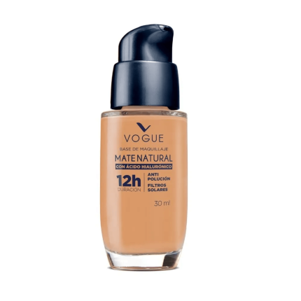 Vogue Base líquida Mate Natural tono bronce x30ml