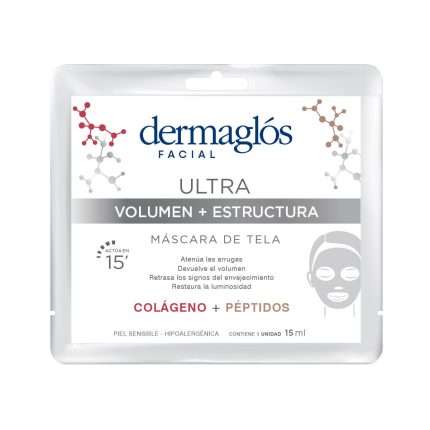 Dermaglós Facial Ultra Volumen + Estructura Máscara de Tela