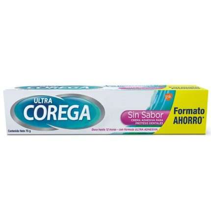 Ultra Corega Crema Adhesiva sin sabor x 70g