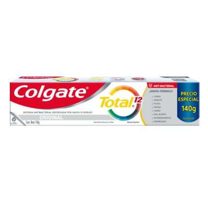 Pasta Dental Colgate Total 12 Clean Mint Tubo Rec x140gr