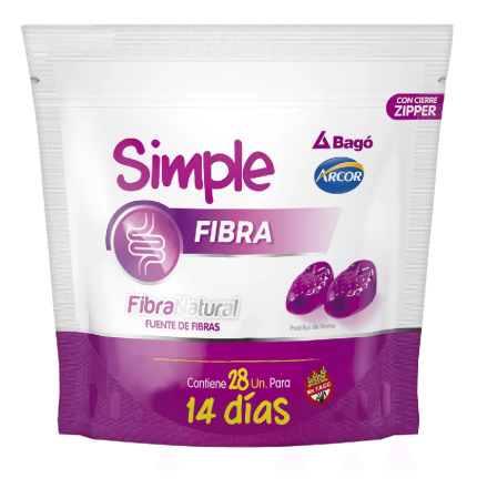 Simple Doy Pastillas De Goma Fuente D/Fibra