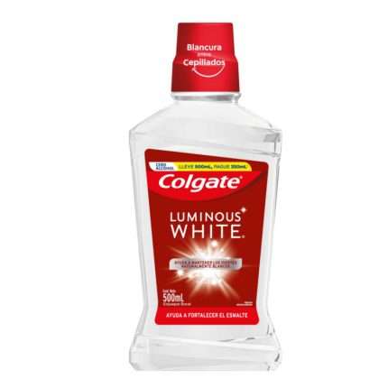 Colgate Enjuague Bucal Luminous x500ml