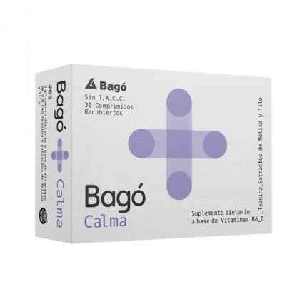 Bagó + Calma Suplemento Dietario x 30 Comprimidos