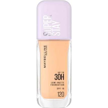 Maybelline Base de Maquillaje Super Stay Lumi-Matte Tono 120