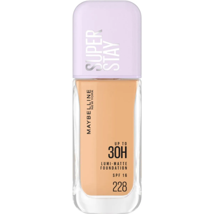 Maybelline Base de Maquillaje Super Stay Lumi-Matte Tono 228