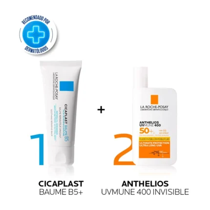 La Roche Posay Combo Cicaplast Baume b5 + Anthelios Uvmune 400 50+